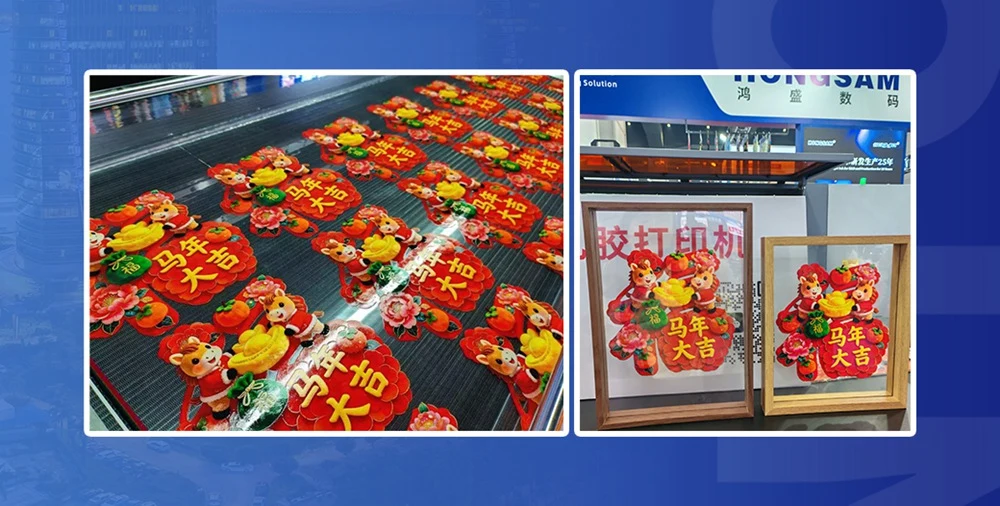 glass sticker printed by HONGJET latex printer