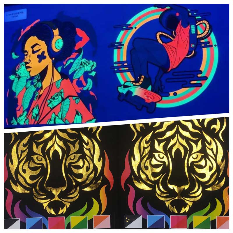 Printing Samples of Hong-Jet&reg; No Powder DTF Printing Solution