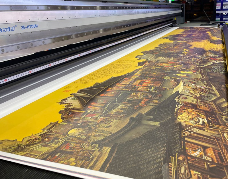 Wallpaper printed by Water-based Environmentally Friendly Latex Printing Solution