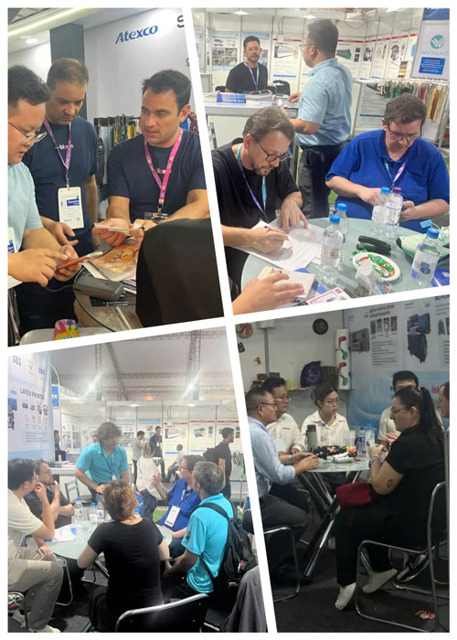 HONGSAM booth at Brazil FEBRATEX 2026