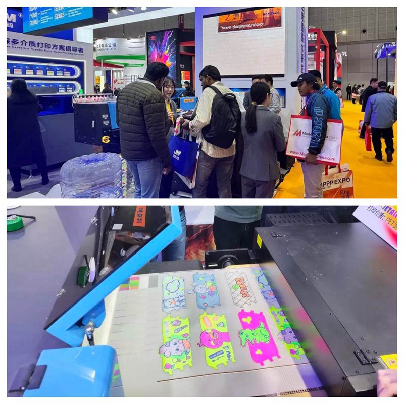 In 2025, HONGSAM Exhibited Hong-Jet&reg; powder-free DTF printing solution at APPPEXPO Shanghai