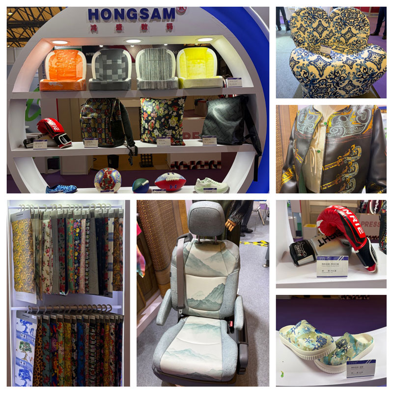 Printing Samples of Hong-Jet&reg; Leather Digital Printing Solution