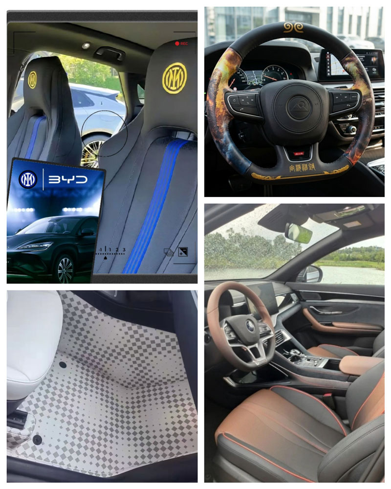  Hong-Jet water-based digital printing in automotive interior customization projects 