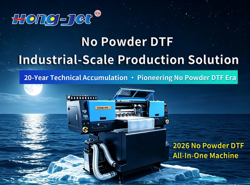 Full Digital (No Powder) DTF Printing Solution